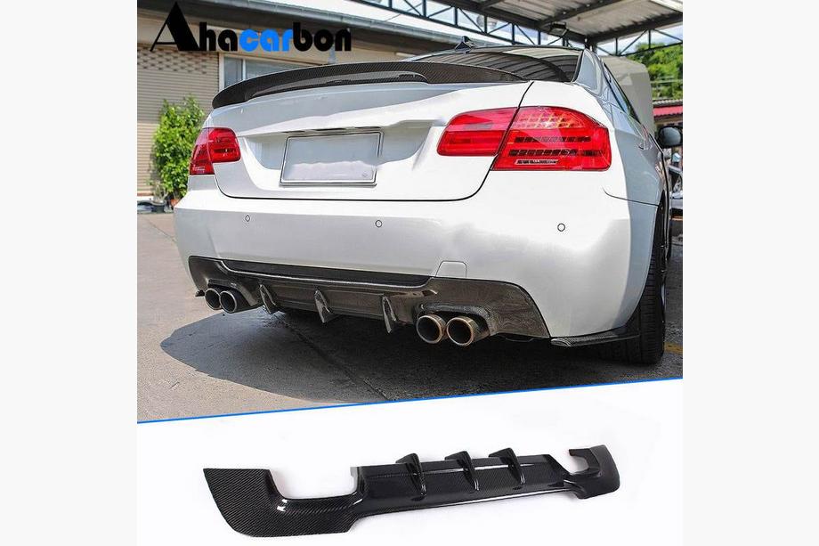 BMW 3 Series E92/E93 2006–2013 Difuzor Bara Spate V1 (pentru M-Sport, Carbon) Foto 1