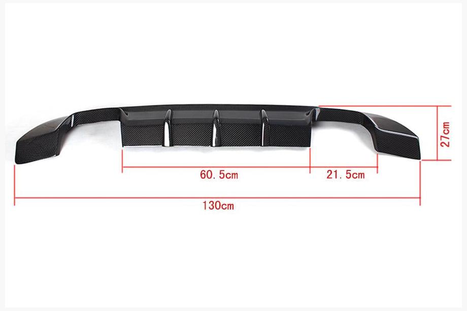 BMW 3 Series E92/E93 2006–2013 Difuzor Bara Spate V1 (pentru M-Sport, Carbon) Foto 5