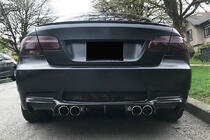 BMW 3 Series E92/E93 2006–2013 Difuzor bara spate V-Style (pentru M3, Carbon) foto 3