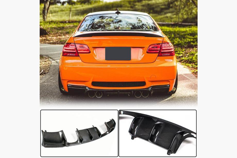 BMW 3 Series E90/E91 2005-2011 Difuzor bara spate V-Style (pentru M3, Carbon) Image