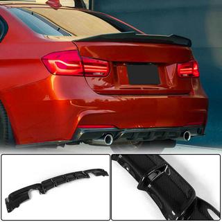 Difuzor Spate V1 pentru F30 M-Sport, Carbon BMW 3 Series F30/F31 2012-2019 foto 2
