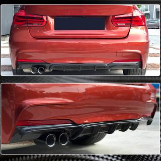 Difuzor Spate V5 pentru F30 M-Sport, Carbon BMW 3 Series F30/F31 2012-2019 foto 3