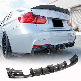 Difuzor Spate V2 pentru F30 M-Sport, Carbon BMW 3 Series F30/F31 2012-2019 foto 1