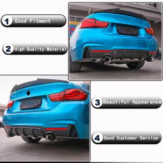 Difuzor Spate V3 (pentru M-Sport, Carbon) BMW 4 Series F32/F33/F36 2012-2020 foto 3