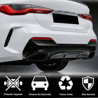 Difuzor bara spate V1 (pentru G22/G23 M-Sport, Carbon) BMW 4 Series G22/23/26 2020- foto 3