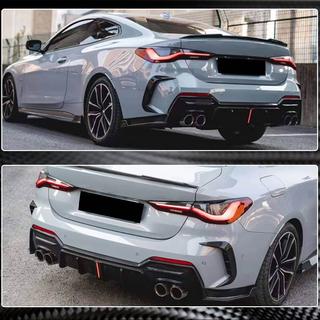 Difuzor Spate V3 pentru G22/G23 M-Sport, Carbon BMW 4 Series G22/23/26 2020- foto 3