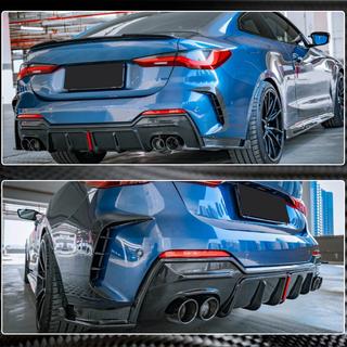 Difuzor Spate V3 pentru G22/G23 M-Sport, Carbon BMW 4 Series G22/23/26 2020- foto 4