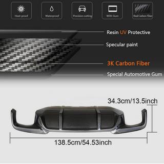 Difuzor Spate V1 pentru F10 M-Sport, Carbon BMW 5 Series F10/F11 2010–2016 foto 4