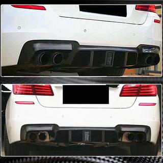 Difuzor Spate V2 pentru F10 M-Sport, Carbon BMW 5 Series F10/F11 2010–2016 foto 4