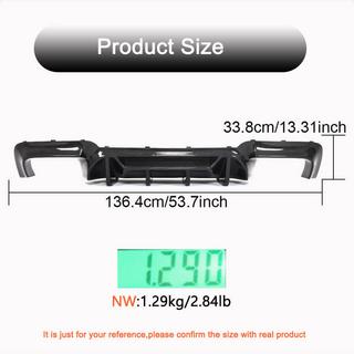 Difuzor Spate V3 pentru F10 M5, Carbon BMW 5 Series F10/F11 2010–2016 foto 4