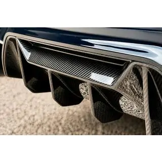Difuzor bara spate V1 (pentru M5 F90, carbon) foto 4