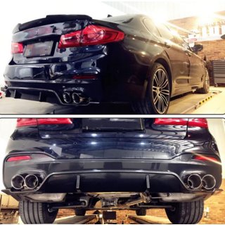 Difuzor bara spate V6 (pentru M-Sport, carbon) foto 2