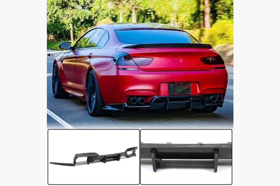 BMW 6 Series F12/F13/F06 2011-2018 Difuzor bara spate FRP V7 (pentru M6) Foto 1