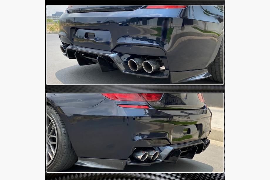 BMW 6 Series F12/F13/F06 2011-2018 Difuzor bara spate FRP V7 (pentru M6) Foto 4