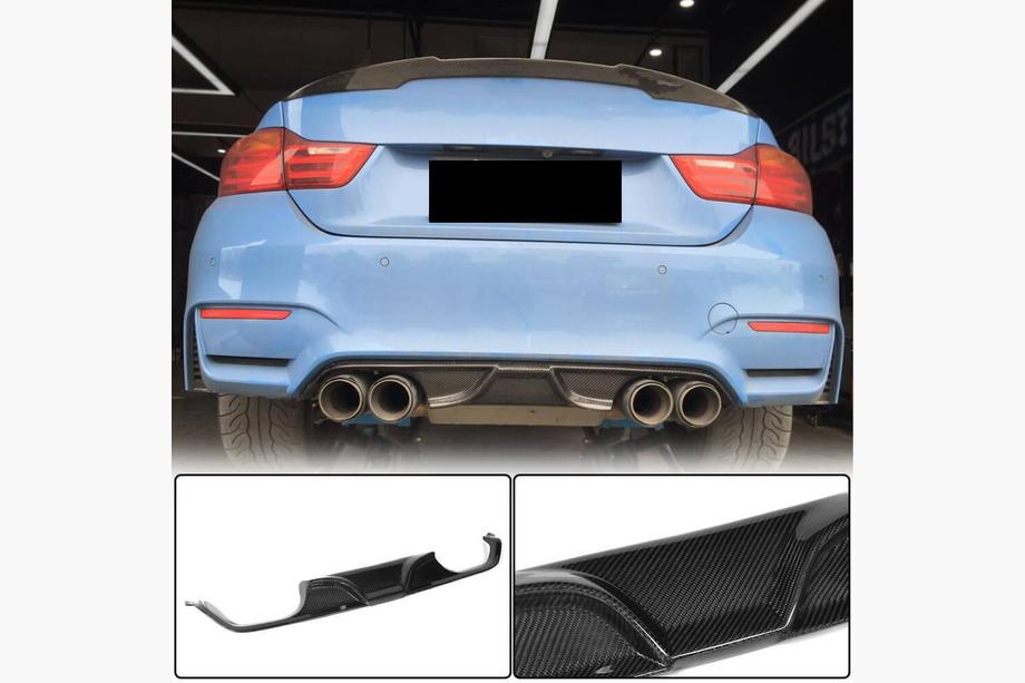 BMW 3 Series F30/F31 2012-2019 Difuzor bara spate V7 (pentru F80, Carbon) Foto 1
