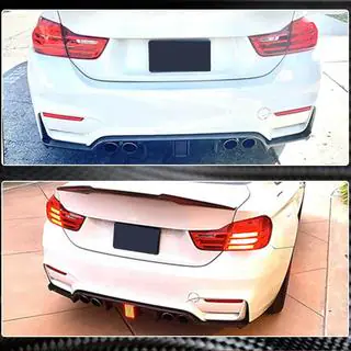 Difuzor Spate V12 (pentru F82/F83, Carbon) foto 3