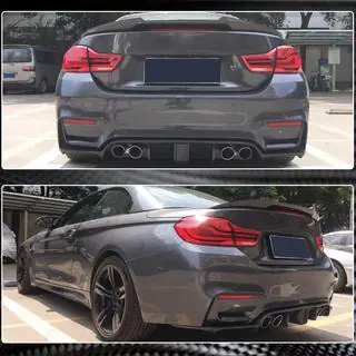 Difuzor Spate V12 (pentru F82/F83, Carbon) foto 4