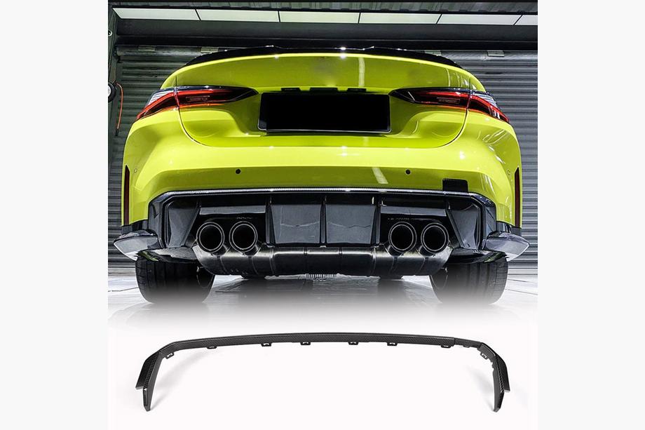 BMW 3 Series G20/G21 2018- Difuzor Bara Spate V3 (pentru G80, Carbon) Foto 1