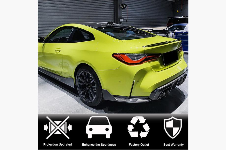 BMW 3 Series G20/G21 2018- Difuzor Bara Spate V3 (pentru G80, Carbon) Foto 2