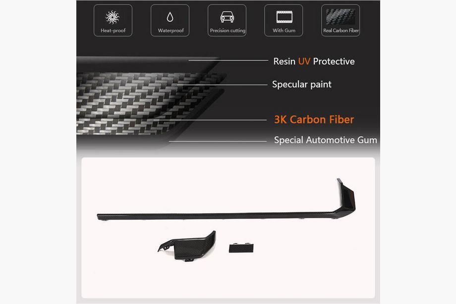 BMW 3 Series G20/G21 2018- Difuzor Bara Spate V3 (pentru G80, Carbon) Foto 4