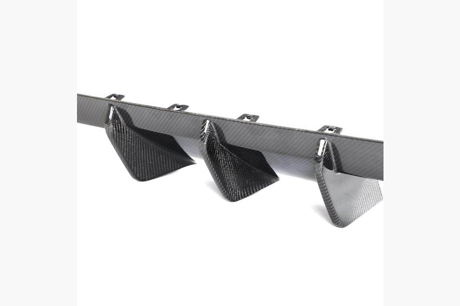 BMW 2 Series G42 2021- Difuzor bara spate V3 (pentru G87, Carbon) Foto 5
