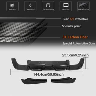 Difuzor bara spate V2 (pentru F97 2018-2021, Carbon) foto 4