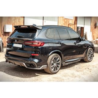 Difuzor bara spate V2 (2018-2022, Carbon Natural) BMW X5 G05 2019–2026 foto 2
