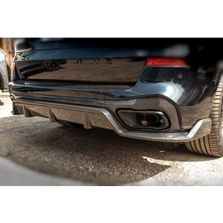 Difuzor bara spate V2 (2018-2022, Carbon Natural) BMW X5 G05 2019–2026 foto 1
