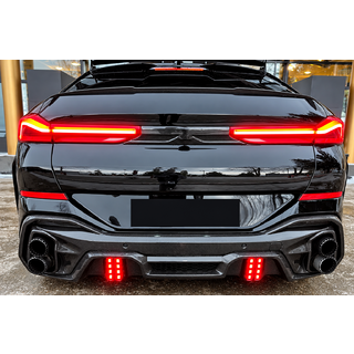 Difuzor spate pentru M-Sport (2018-2022, carbon) BMW X6 G06 2019–2027 foto 1