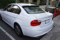 BMW 3 Series E90/E91 2005-2011 Spoiler Spate V1 (pentru E90, Carbon) foto 3