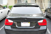 BMW 3 Series E90/E91 2005-2011 Spoiler Spate V1 (pentru E90, Carbon) foto 4
