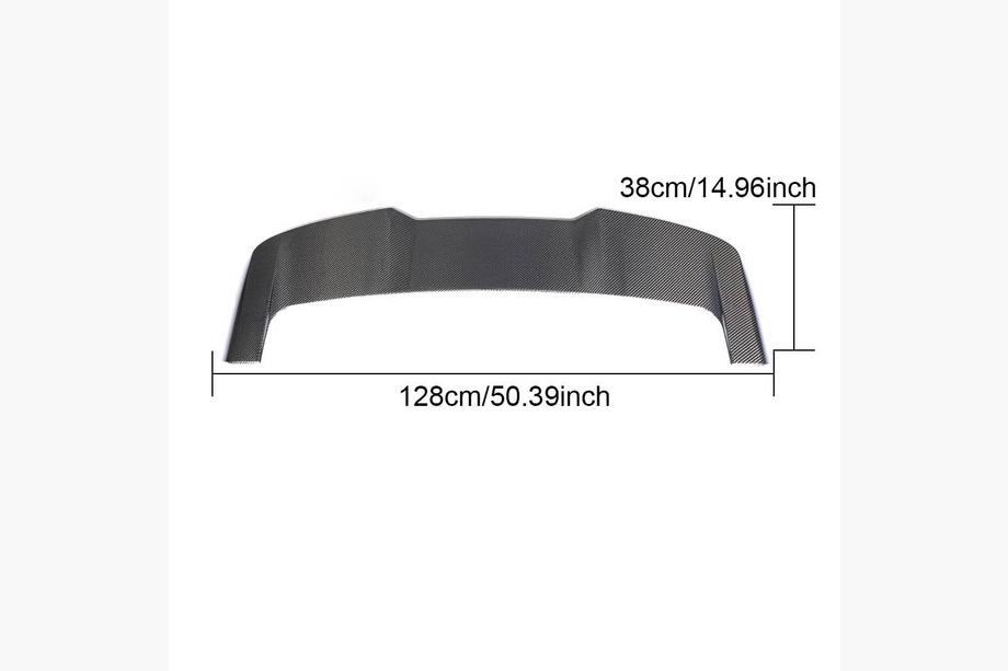 BMW X5 G05 2019–2026 Spoiler luneta spate V1 (Carbon natural) Foto 10