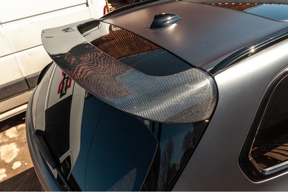 BMW X5 G05 2019–2026 Spoiler luneta spate V3 (Carbon natural) Foto 8