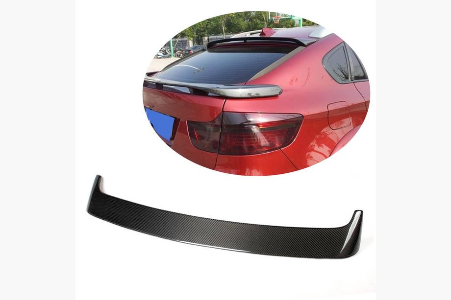 BMW X6 E71 2008–2014 Spoiler geam spate (Carbon) Image