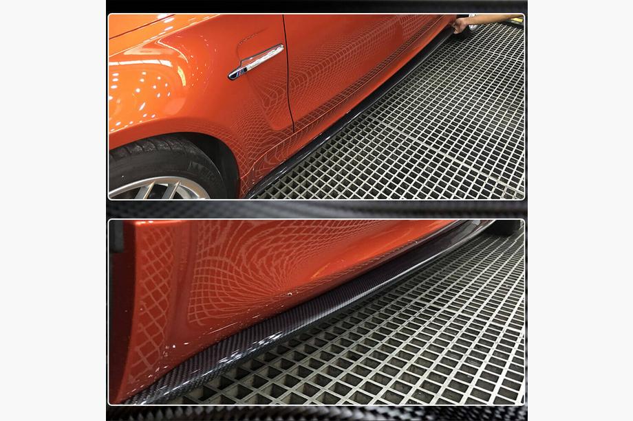 BMW 1 Series E81/E82/E87/E88 2004-2011 Capace praguri Carbon (pentru E82, Carbon) Foto 4