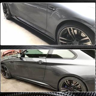 Extensii praguri V1 (pentru F87, Carbon) BMW 2 Series F22/F23 2014-2021 foto 4