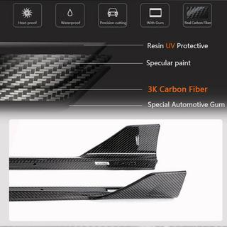 Extensii praguri V1 (pentru G20 M-Sport, carbon) BMW 3 Series G20/G21 2018- foto 4