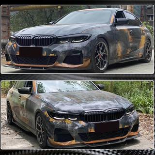 Extensii praguri V3 (pentru G20 M-Sport, carbon) BMW 3 Series G20/G21 2018- foto 4