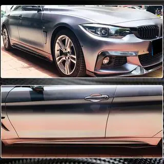 Extensii Praguri V1 (pentru F32/F33 M-Sport, Carbon) foto 4