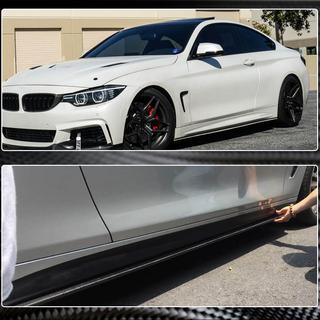 Extensii praguri V2 (pentru F32/F33 M-Sport, Carbon) BMW 4 Series F32/F33/F36 2012-2020 foto 4