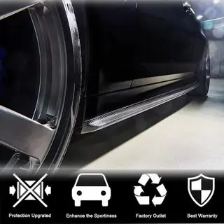 Extensii praguri laterale V2 (pentru M-Sport/M5, carbon) foto 3