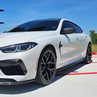 Extensii praguri V1 (pentru G16 M-Sport/F93 M8, Carbon) BMW 8 Series G14/G15/G16 2018- foto 2