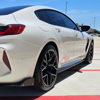 Extensii praguri V1 (pentru G16 M-Sport/F93 M8, Carbon) BMW 8 Series G14/G15/G16 2018- foto 3