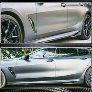 Extensii praguri V2 (pentru G16 M-Sport/F93 M8, Carbon) BMW 8 Series G14/G15/G16 2018- foto 4