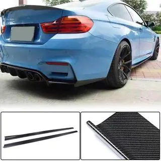 Extensii Praguri V1 (pentru F82/F83, Carbon) foto 1
