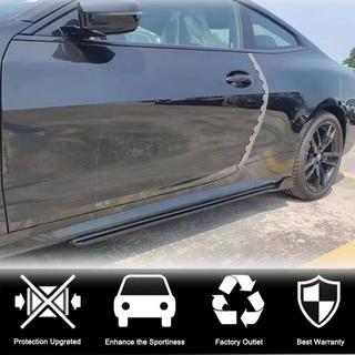 Extensii Praguri V3 (pentru G22/G23 M-Sport, Carbon) BMW 4 Series G22/23/26 2020- foto 2