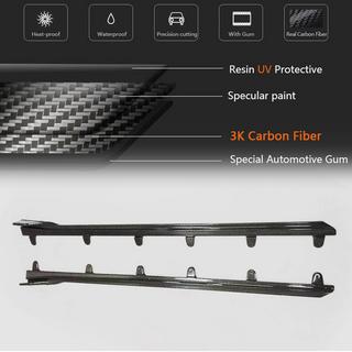 Extensii Praguri V3 (pentru G22/G23 M-Sport, Carbon) BMW 4 Series G22/23/26 2020- foto 4