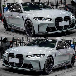 Extensii praguri V2 (pentru G80, Carbon) BMW 3 Series G20/G21 2018- foto 2