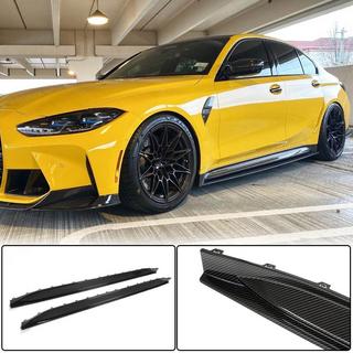 Extensii praguri V4 (pentru G80, Carbon) BMW 3 Series G20/G21 2018- foto 1