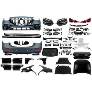 Kit restyling catre W223 AMG S63 (cu manere usi si insertii) foto 1